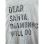 Kate Spade "dear Santa, Diamonds Will Do" Plush Short Wrap ROBE (SW400 Photo 2