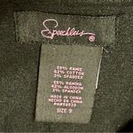 Speechless  Womens Size 9 Red Flower Embroidered Black Skirt Picnicore Craftcore Photo 8