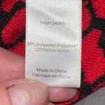 Andrea Jovine Vintage  Womens Geometric Open‎ Front Cardigan Sweater Red Size XL Photo 4