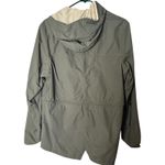 Decathlon QUECHUA Green Hooded Jacket Water Resistant Outdoor Size L Rain Hiking Size L Photo 6