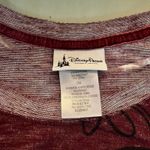 Disney Parks Minnie Kiss Lightweight Sweater Women's Size Small Maroon Heathered Photo 2