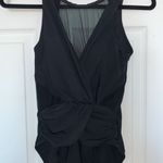 Aqua Green  Sheer Ruched One Piece Swimsuit Photo 3