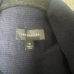 The Limited  Woman Size‎ Medium NWT Open Front Waterfall Blue cardigan Photo 1