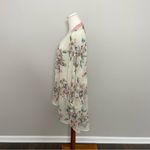 Band of Gypsies  Kimono Floral Oversized Travel Beach Boho Festival Coral Cream Photo 2