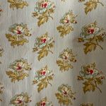 April Cornell vintage Cream and mustard Floral ruffle back midi/Maxi Skirt S Yellow Photo 1