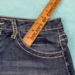 EARL JEAN denim jeans bling embroidered pockets blue vintage bootcut size 8 Photo 12