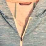 L.L.Bean 1/4 Zip Lightweight Pullover Women's Size XL Misses Item ID 289474 Aqua. Photo 1