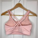 Lululemon Parfait Pink Energy Bra Padded Sz 8 Girly Minimalist Gym Yoga Workout Photo 3