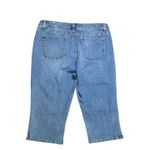 Talbots  Simply Flattering Collection Women's Size 16 Pedal Pusher Denim Capri Photo 7