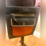 Clarks Black Vegan Leather Black & Brown Crossbody/Shoulder Bag/Purse Photo 2