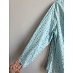 Talbots Women's Turquoise Anchor Collar Long Sleeve Tunic Button Blouse Size 3XP Photo 5