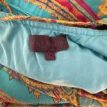 Hale Bob  Turquoise Blue Long Beaded Front Dress size medium Photo 5