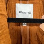 Madewell Lightspun Dorset Blazer golden pecan size Small oversized gauzy Photo 4