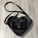 Dr. Martens  Black Heart-Shaped Crossbody/ Backpack Bag Photo 6