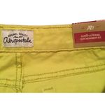 Aeropostale Lola bright yellow denim jeans skinny jeggings size 1/2 low rise Photo 3