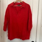 Tahari  linen 3/4 sleeve blouse Photo 1