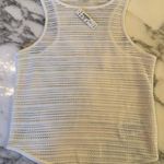 Madewell NWT  Crochet-Knit Crewneck Sweater Tank - Bright Ivory - Size XXS Photo 0