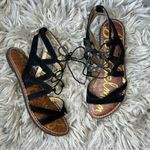 Sam Edelman Gemma black suede gladiator sandals women’s shoe size 7 Photo 1