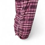 Elle Pink Plaid Short Sleeve Top Photo 1