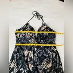 Trac Printed Velvet Gradient Halter Tie Open Back Mini Dress Size 1X NWOT Photo 9