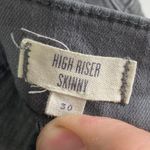 Madewell Gray Hand Cut High Riser Denim Shorts Photo 2