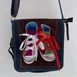 Vintage Converse Denim Crossbody Bag Pink Photo 1