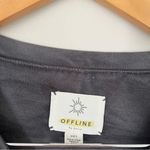 Offline by Aerie Gray Two Tone Tie Dye Sweatshirt Size Medium Photo 2