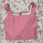 SheIn Pink Leather Tank Photo 0