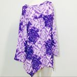 Erika  Gorgeous Purple Print Blouse! Photo 6