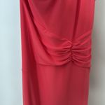 CLUB L LONDON pink Ruched Panel One Shoulder Maxi Dress Size 10 Photo 7