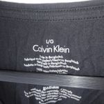 Calvin Klein  L V-Neck Short Sleeve T-Shirt Top in Black Photo 1