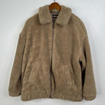 Urban Outfitters  Brown Teddy Coat Size Small Photo 0