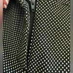 Chocolate Black and White Small Polka Dot Women's Trousers (503) Size M Photo 9