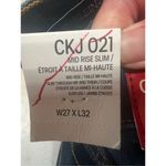 Calvin Klein  Womans Mid Rise  Slim Jeans Sz 27/32 NWT Photo 4