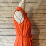 Nanette Lepore  Coral Pleat & Button Front Belted Dress Size 2 Photo 7