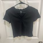 Wild Fable  Lettuce Trim V-Neck Shirt Photo 0