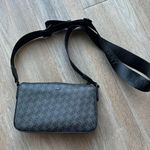 DKNY Black & Grey Crossbody Purse Photo 0