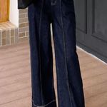 Commense Wide Leg Denim Jeans size small Blue Photo 0