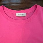 Aritzia Babaton Nathaniel Merino Wool Sweater Fluro Pink Photo 4