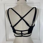 Hot & Delicious Black cage bra by , size large strappy lingerie Photo 3