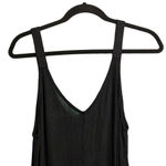 Eberjay Eberjey Elon Relaxed Rib Jumpsuit Black V-neck Relaxed Fit Loungewear M Photo 2