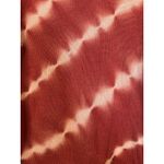 Vera Wang Simply Vera Red Tie Dye Boat Neck Long Cinched Sleeve Knit Sweater Women Sz S Photo 4