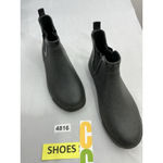 Womans Cougar Pull On Ankle Rain Boots 11 Black Rubber Stretch Photo 1