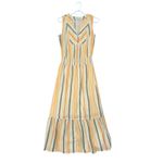 prAna  Organic Cotton Midi Dress‎ XS Cottagecore Boho Photo 3