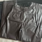ZARA  Leather Pants Faux Photo 1
