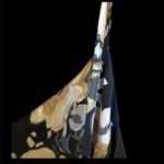 Old Navy Steel Blue Floral Sundress. Adjustable Straps, Elastic Back, Side Zip Photo 8