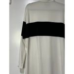 Cynthia Rowley Rugby Striped Cotton Knit Shirt Dress White Black Size Large EUC Photo 11