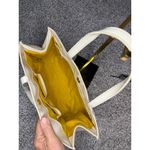 Tory Burch Ivory Tote Bag Perforated Logo Casual Women's Handbag Photo 9