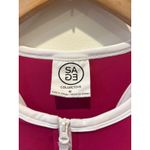 Sage Collective Pink Tennis Dress Athletic Racerback Zip Front Size M Photo 1