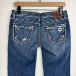 BKE  Buckle Stella Crop Capri Jeans Sz 27 Whisker Distressed Photo 10